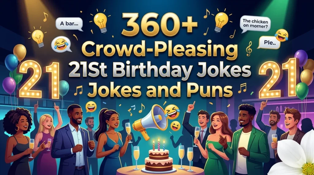 360+ Crowd-Pleasing 21St Birthday Jokes and Puns