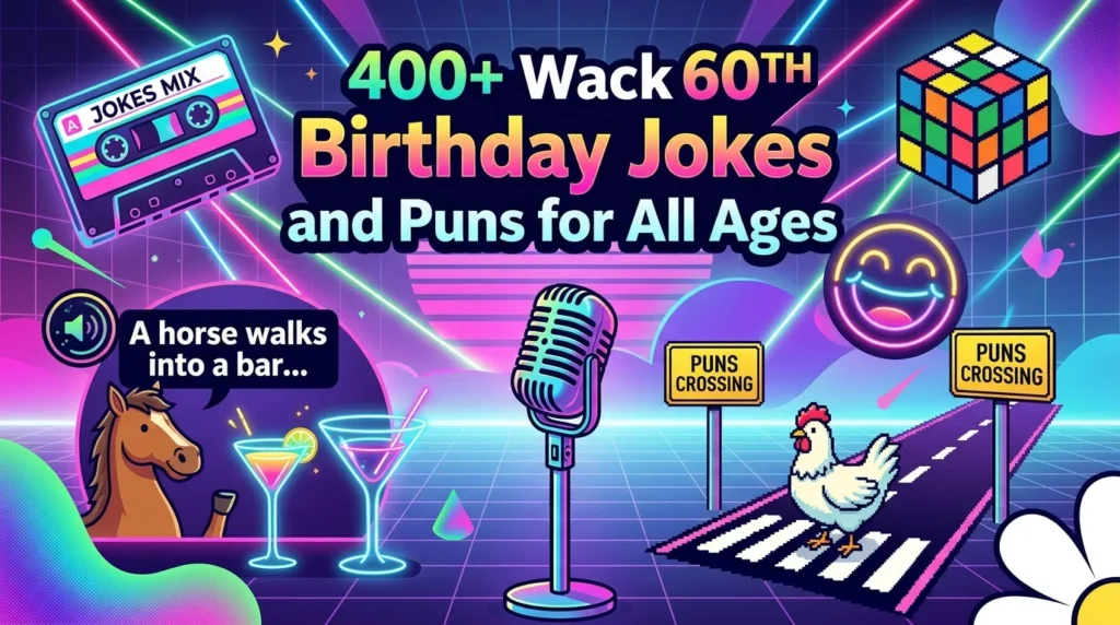 Wacky 60Th Birthday Jokes and Puns for All Ages