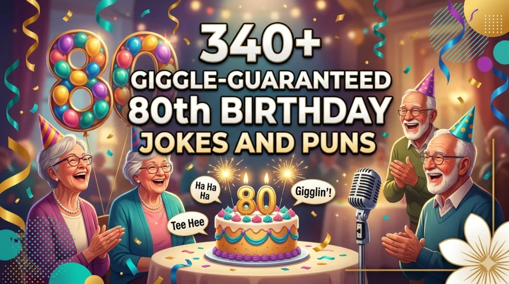 Giggle-Guaranteed 80Th Birthday Jokes and Puns