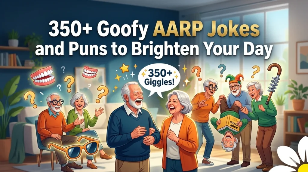 Goofy AARP Jokes and Puns to Brighten Your Day