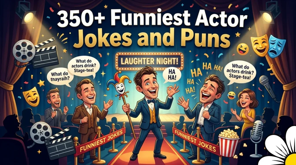 Funniest Actor Jokes and Puns