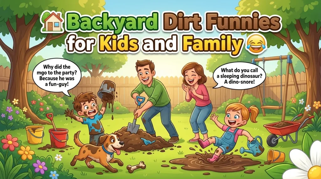Backyard Dirt Funnies for Kids and Family
