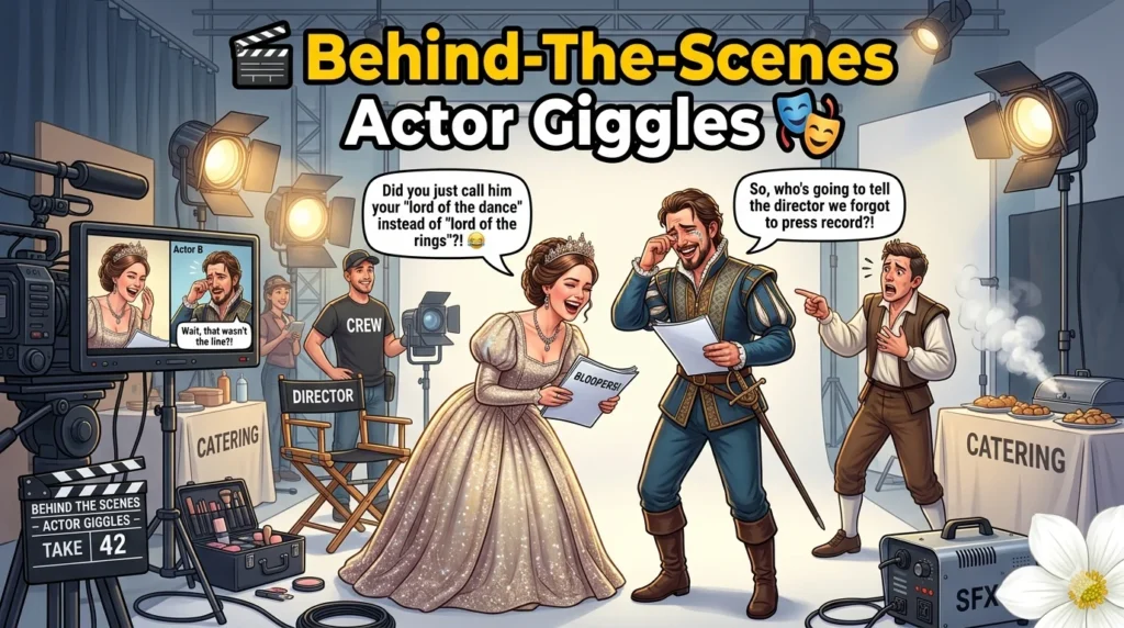  Behind-The-Scenes Actor Giggles 
