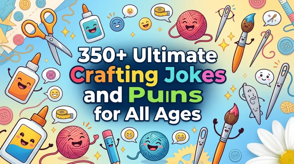 Ultimate Crafting Jokes and Puns for All Ages