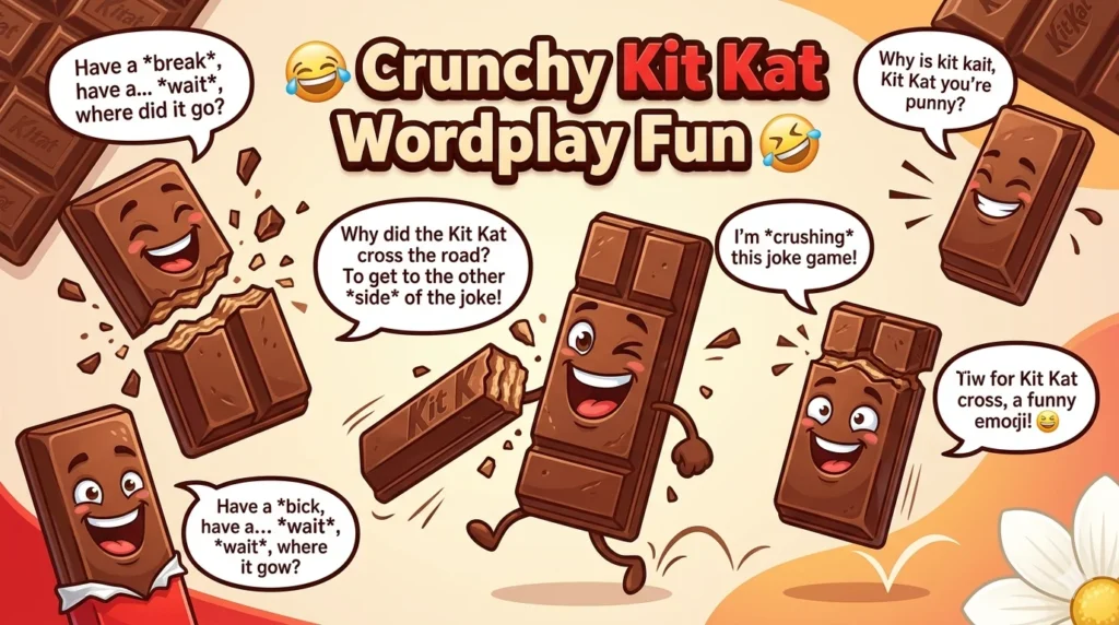Crunchy Kit Kat Wordplay Fun