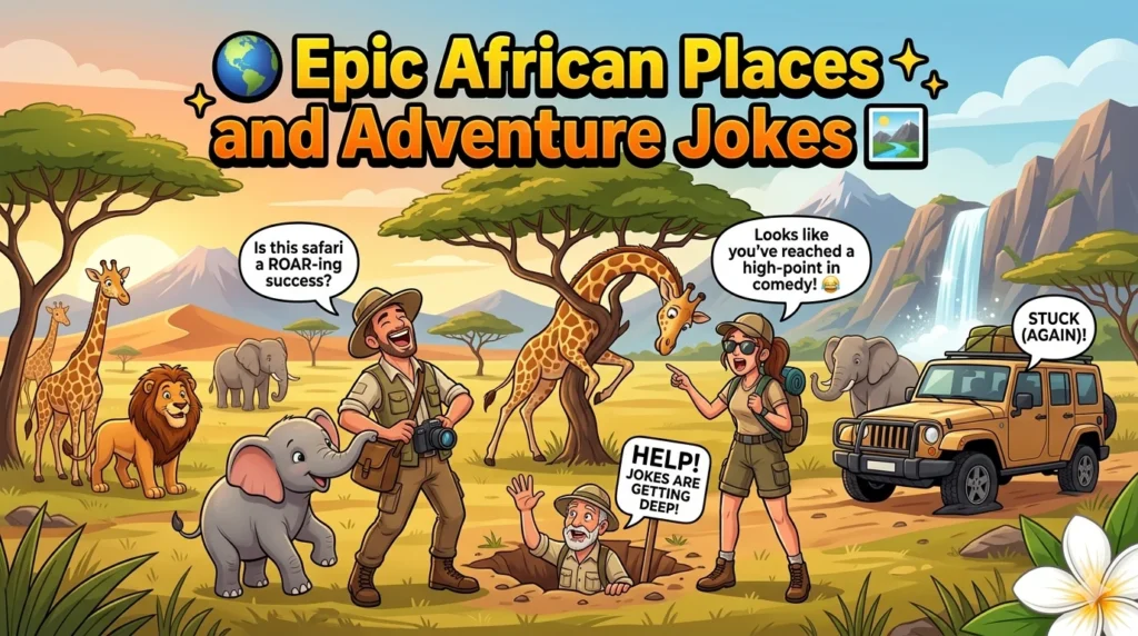 Epic African Places and Adventure Jokes