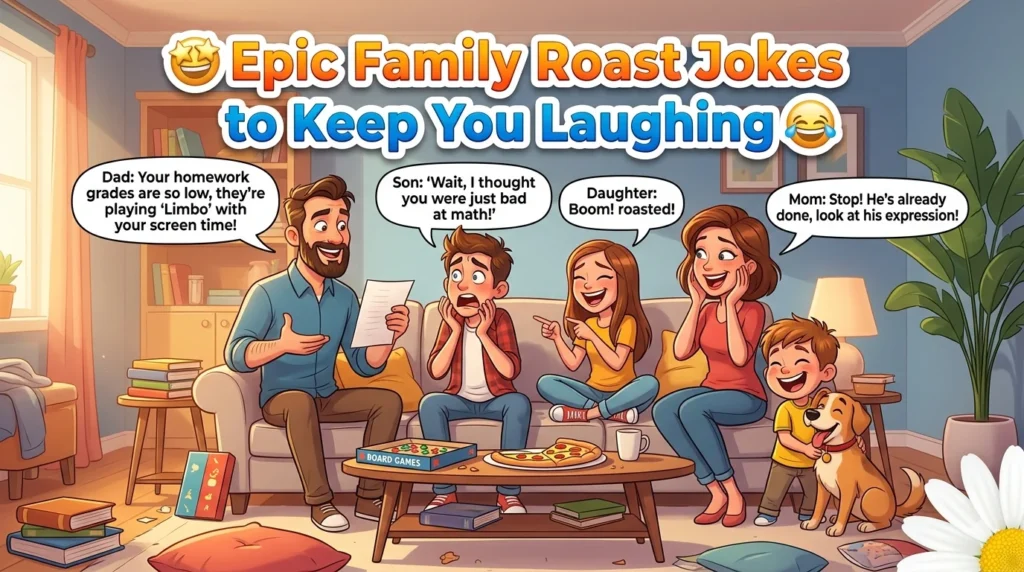 Epic Family Roast Jokes to Keep You Laughing