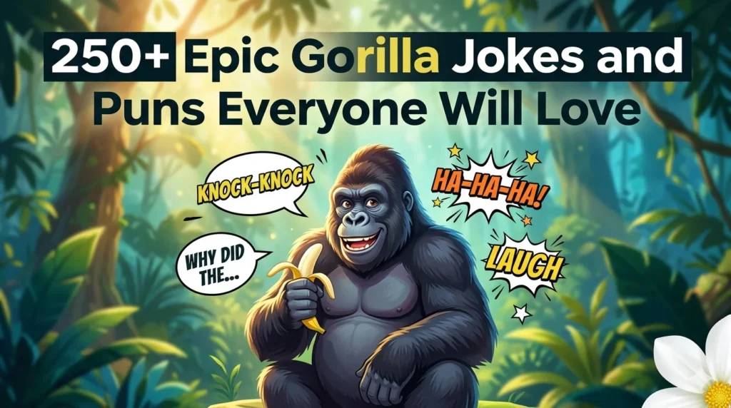 Epic Gorilla Jokes and Puns Everyone Will Love