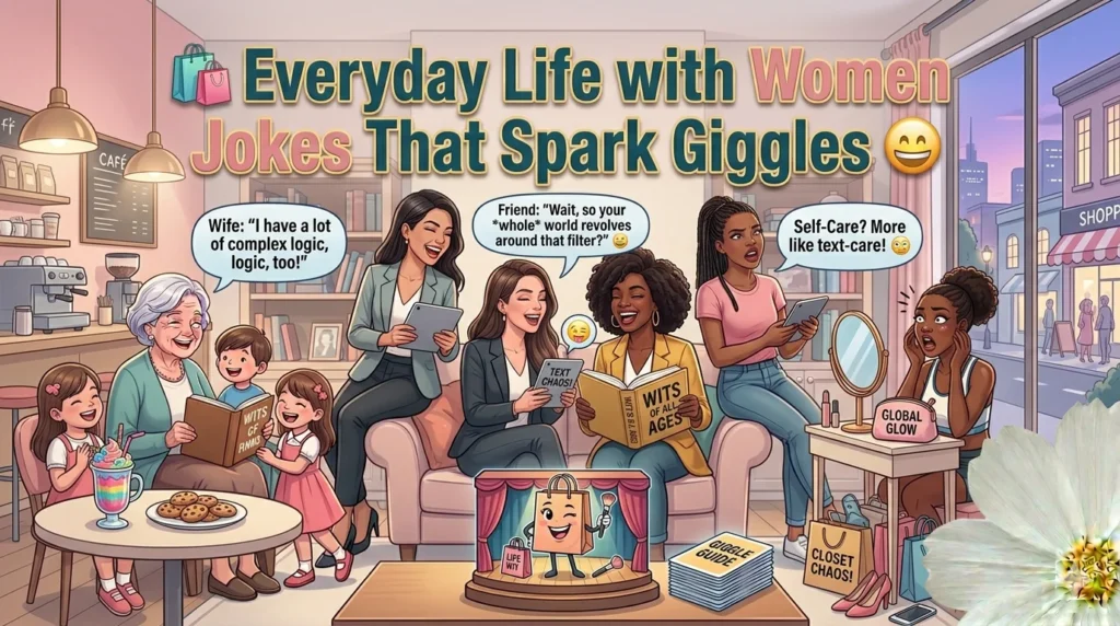 Everyday Life with Women Jokes That Spark Giggles