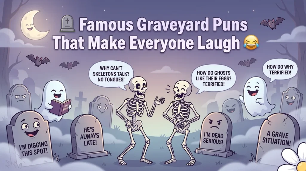Famous Graveyard Puns That Make Everyone Laugh