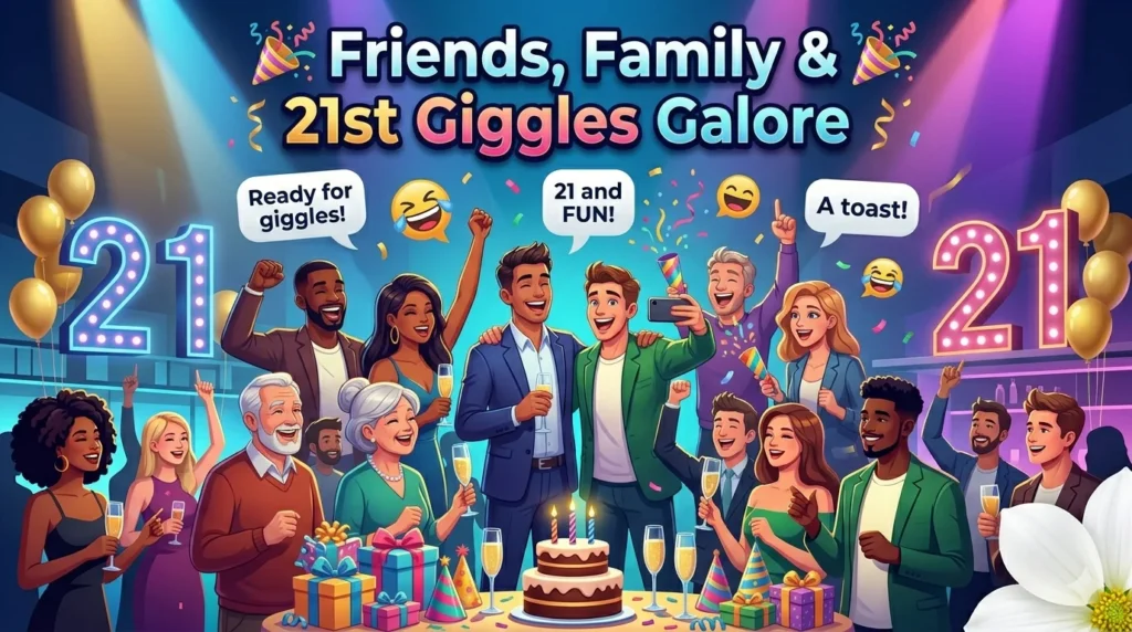 Friends, Family & 21st Giggles Galore