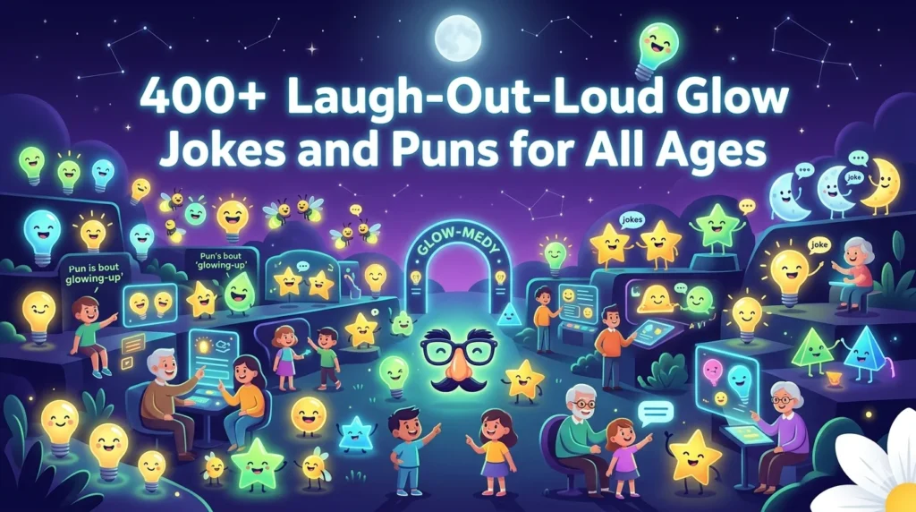 Laugh-Out-Loud Glow Jokes and Puns for All Ages