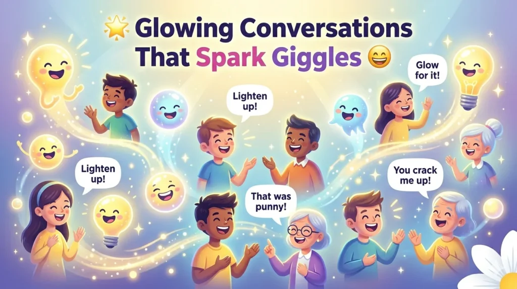 Glowing Conversations That Spark Giggles