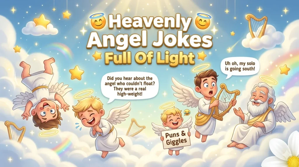 Heavenly Angel Jokes Full Of Light