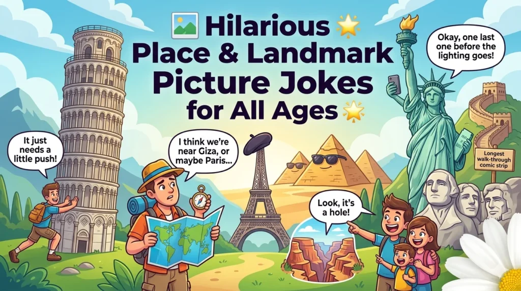 Hilarious Place & Landmark Picture Jokes for All Ages