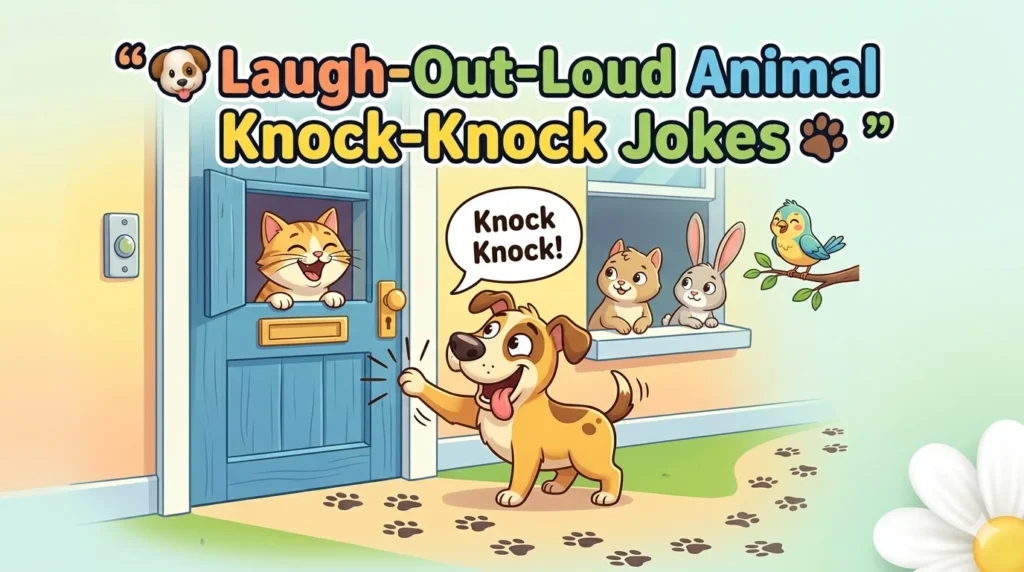 Laugh-Out-Loud Animal Knock-Knock Jokes