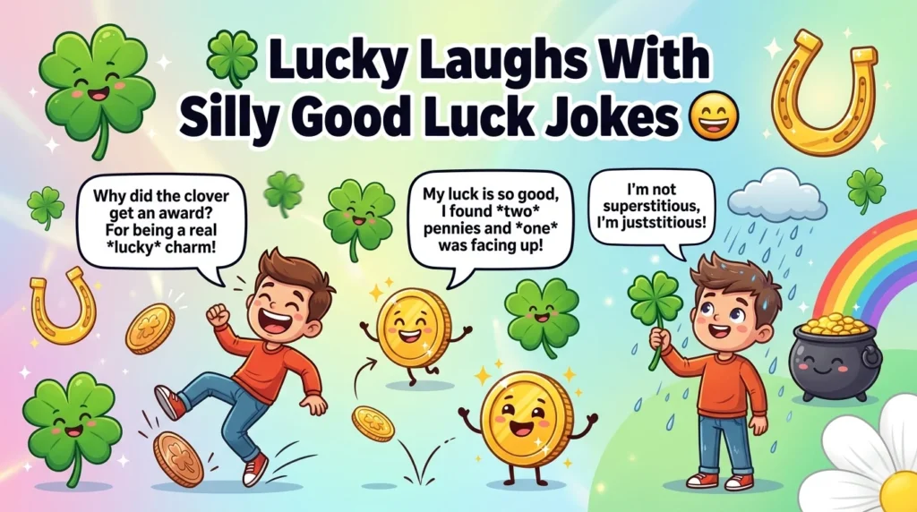 Lucky Laughs With Silly Good Luck Jokes