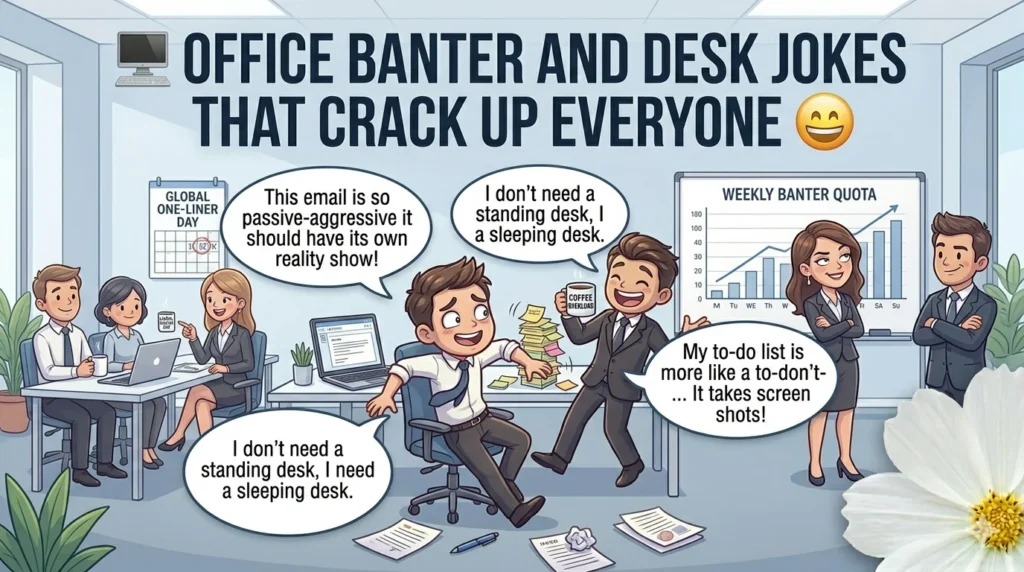 Office Banter and Desk Jokes That Crack Up Everyone