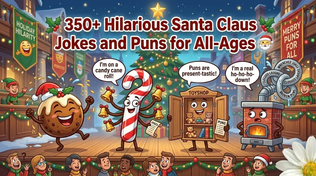 Hilarious Santa Claus Jokes and Puns for All-Ages