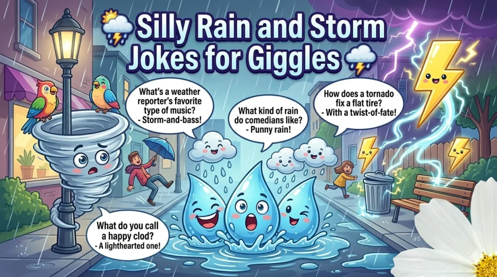 Silly Rain and Storm Jokes for Giggles