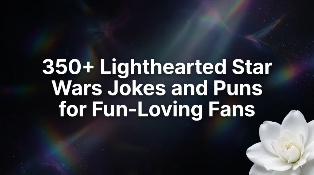 Lighthearted Star Wars Jokes and Puns for Fun-Loving Fans