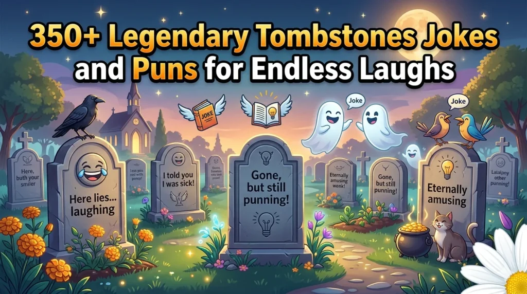 Legendary Tombstones Jokes and Puns for Endless Laughs