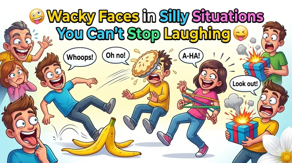 Wacky Faces in Silly Situations You Can’t Stop Laughing
