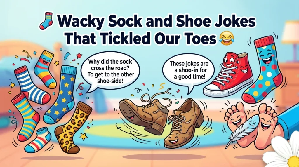Wacky Sock and Shoe Jokes That Tickled Our Toes