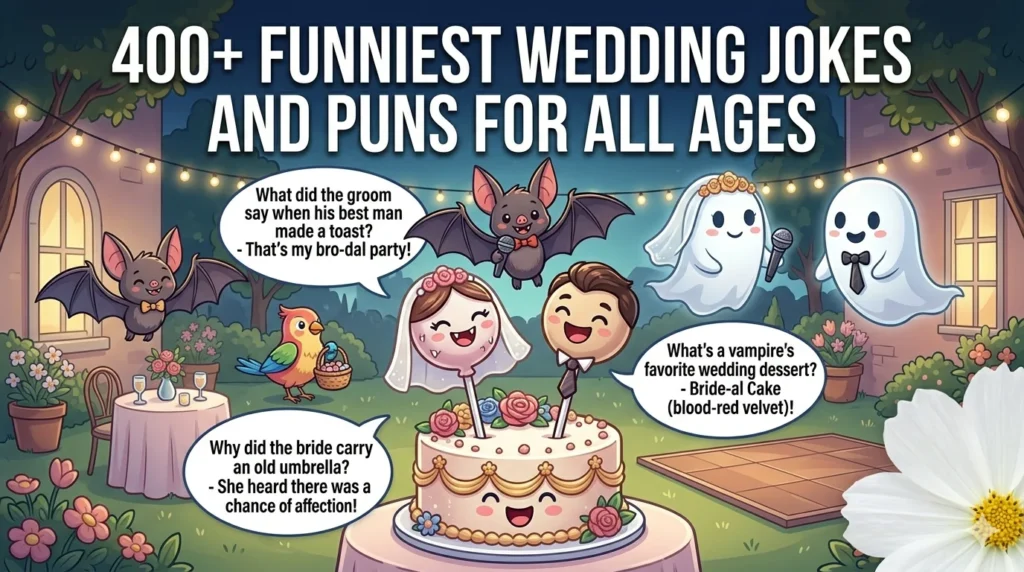 Funniest Wedding Jokes and Puns for All Ages