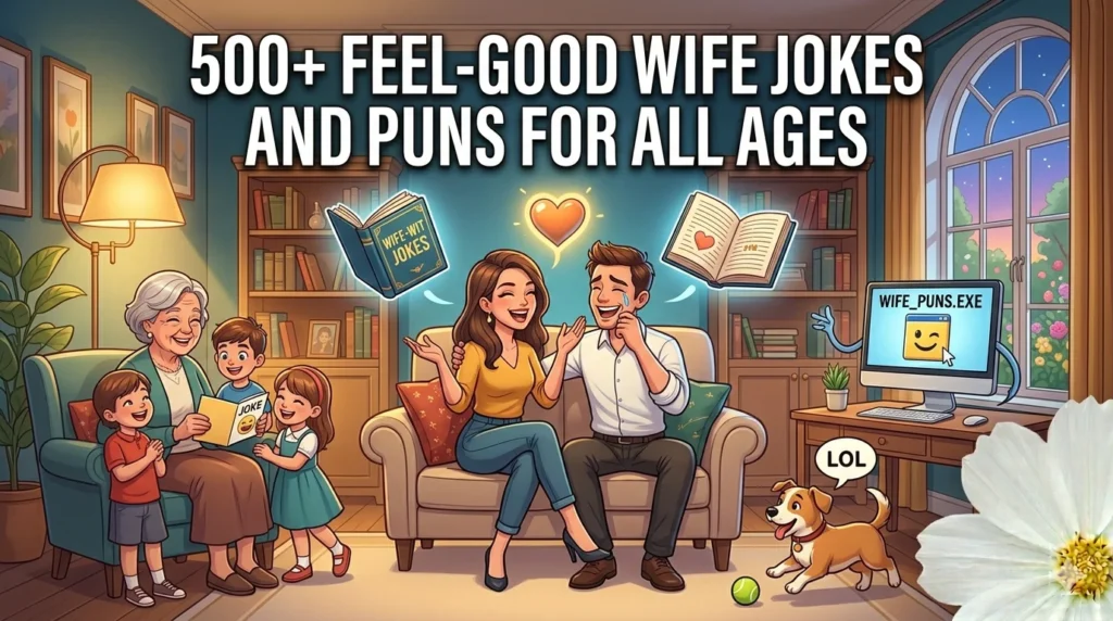 Feel-Good Wife Jokes and Puns for All Ages