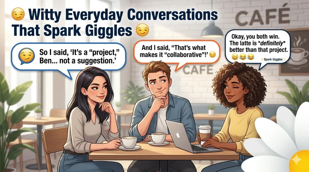 Witty Everyday Conversations That Spark Giggles