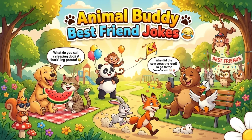Animal Buddy Best Friend Jokes