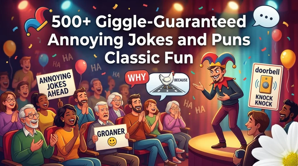 Giggle-Guaranteed Annoying Jokes and Puns Classic Fun