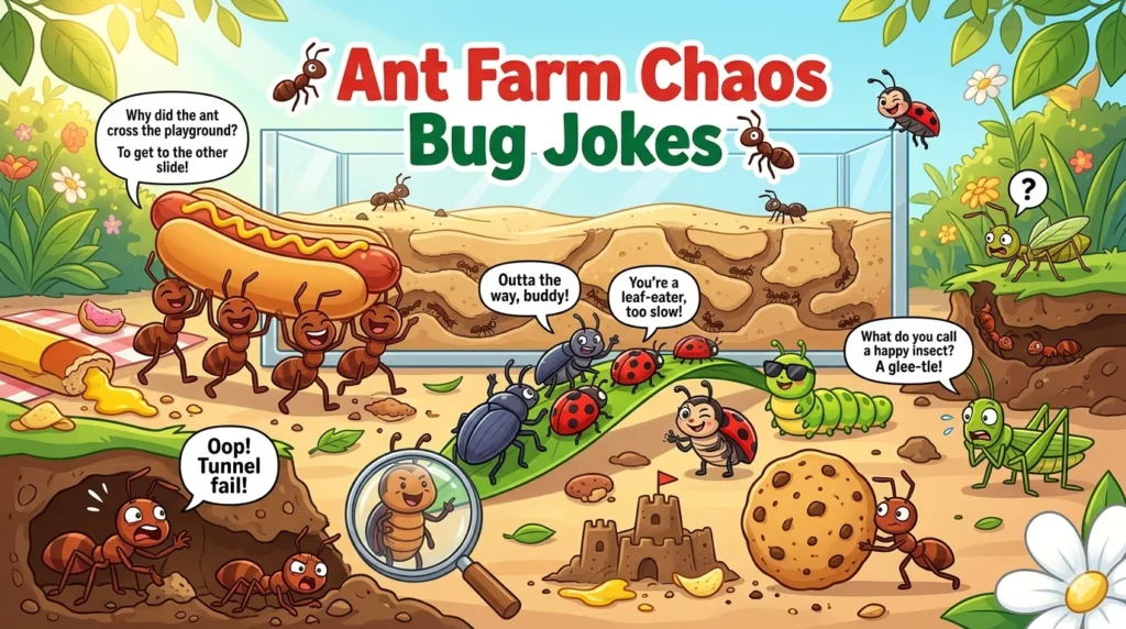 Ant Farm Chaos Bug Jokes