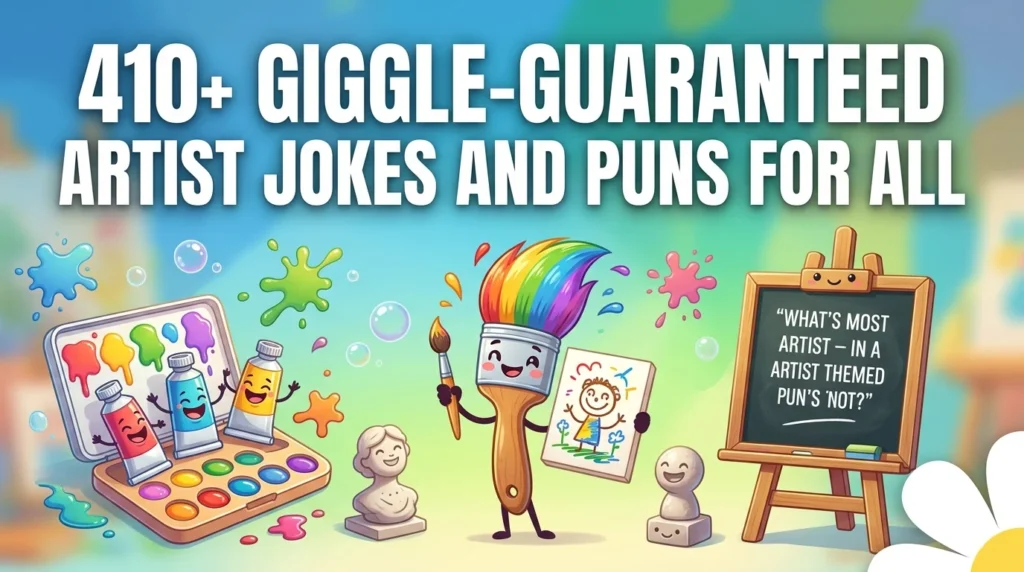 Giggle-Guaranteed Artist Jokes and Puns for All
