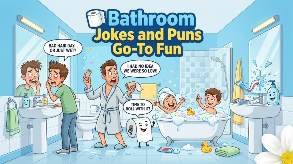 Bathroom Jokes and Puns Go-To Fun