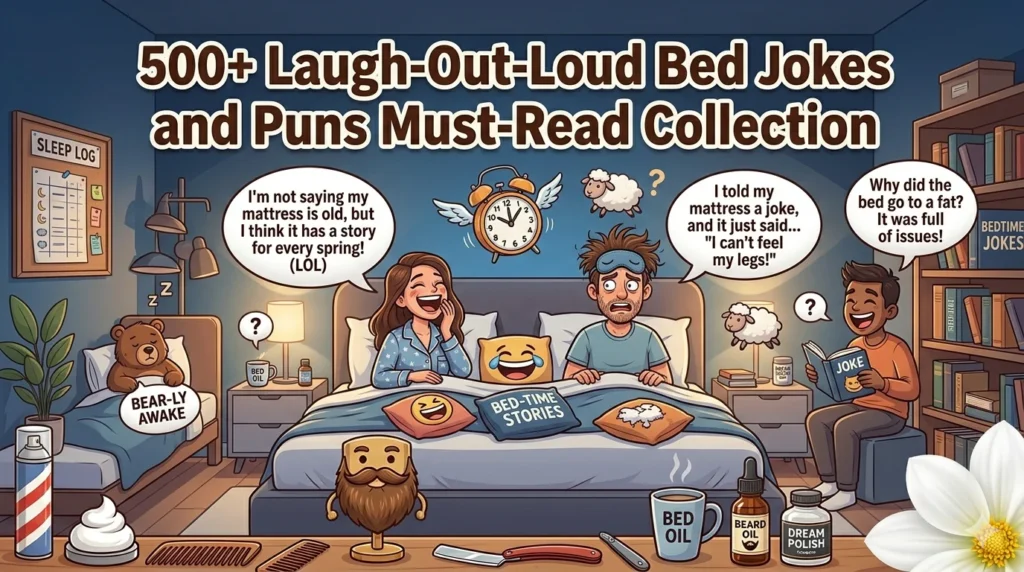 Laugh-Out-Loud Bed Jokes and Puns Must-Read Collection