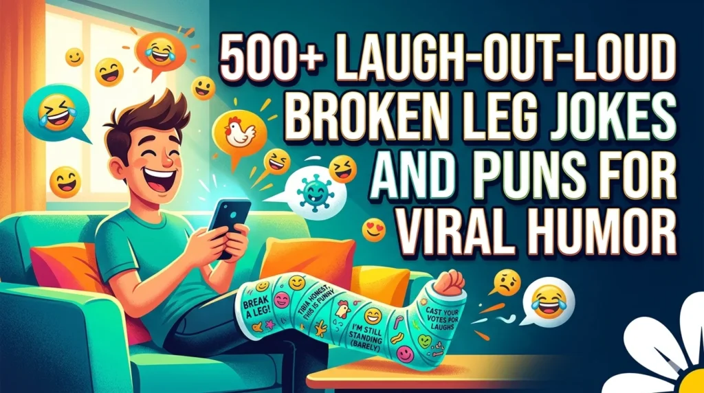 Laugh-Out-Loud Broken Leg Jokes and Puns for Viral Humor