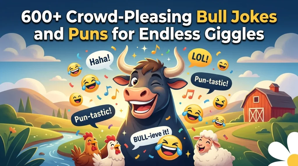 Crowd-Pleasing Bull Jokes and Puns for Endless Giggles