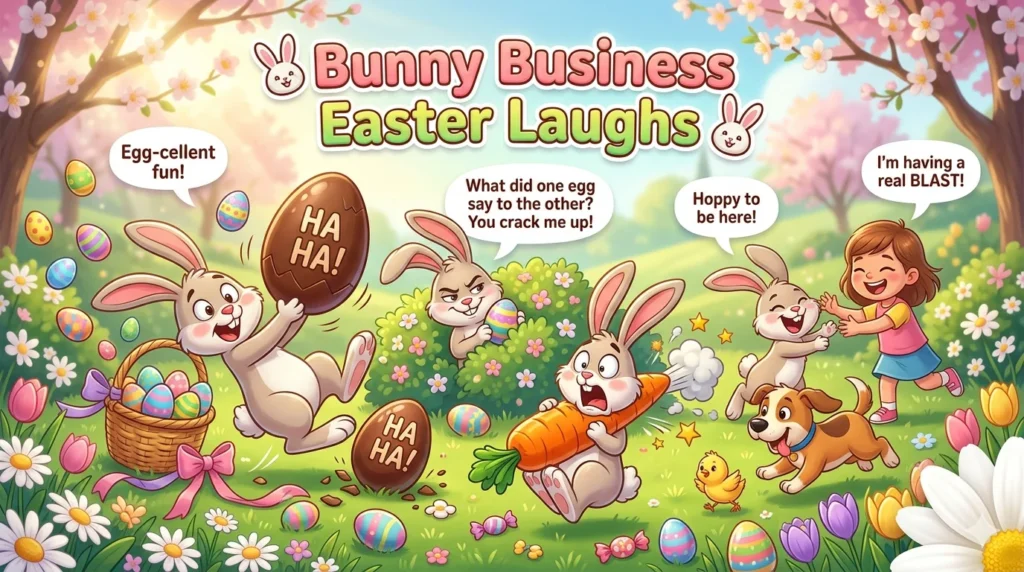 Bunny Business Easter Laughs