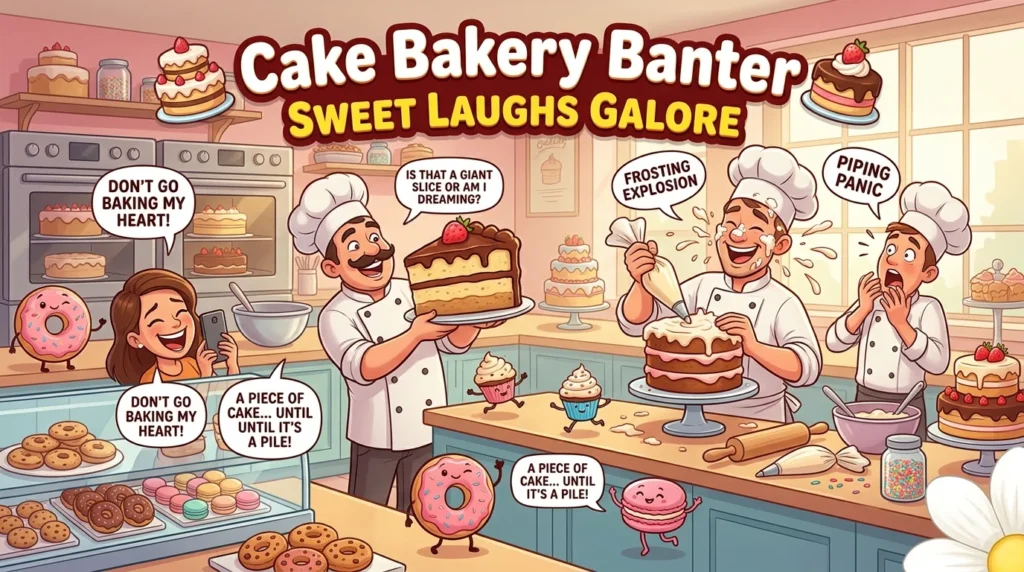Cake Bakery Banter Sweet Laughs Galore