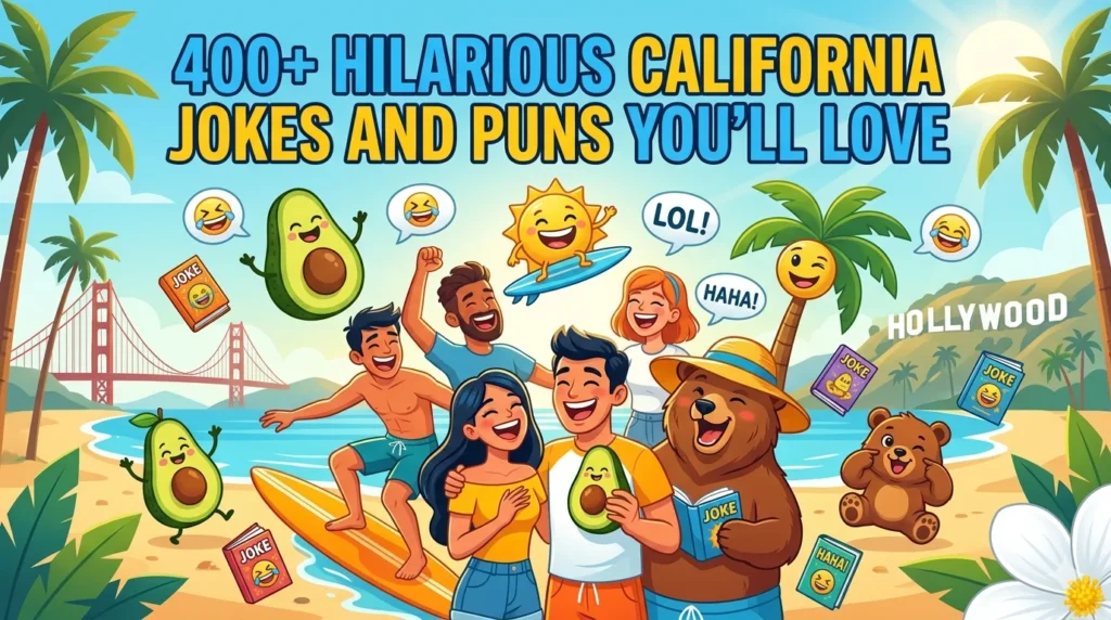 Hilarious California Jokes and Puns You’ll Love