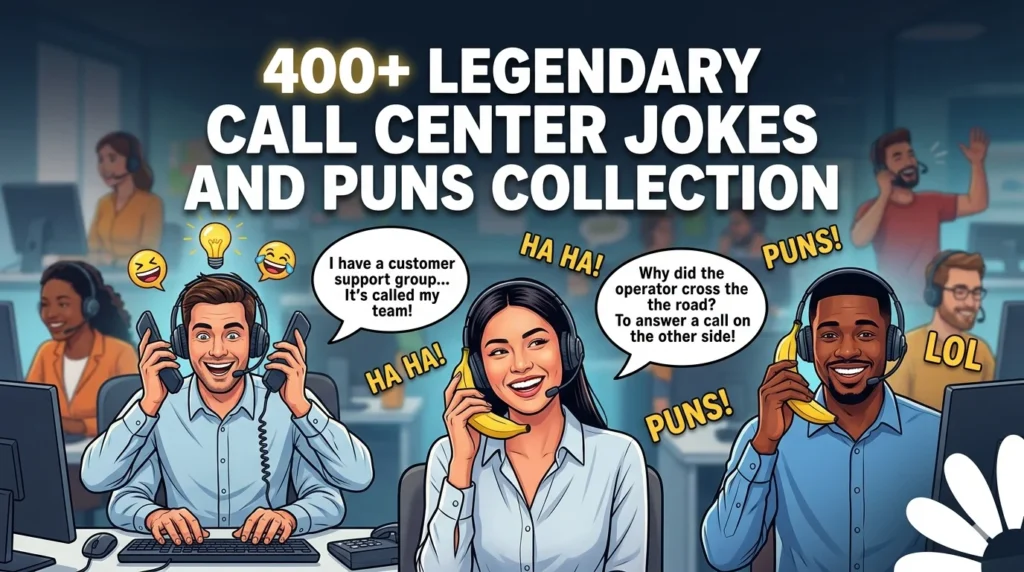 Legendary Call Center Jokes and Puns Collection