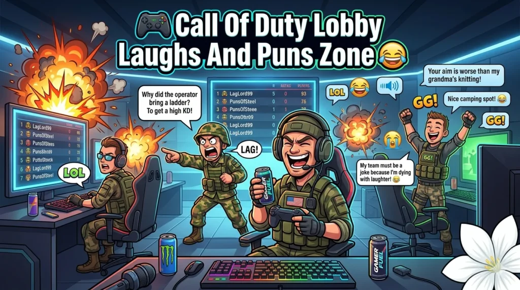 Call Of Duty Lobby Laughs And Puns Zone