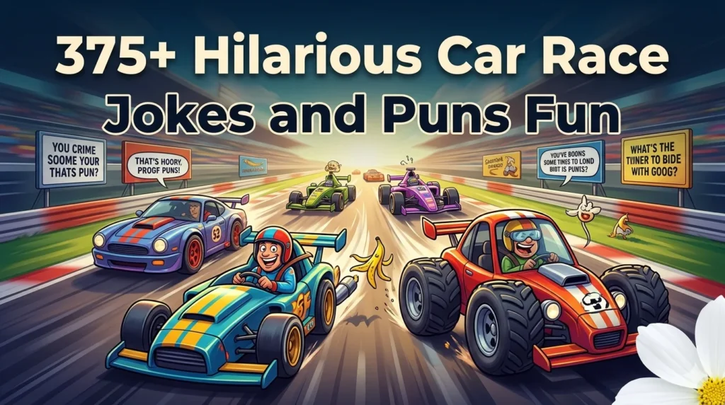Hilarious Car Race Jokes and Puns Fun
