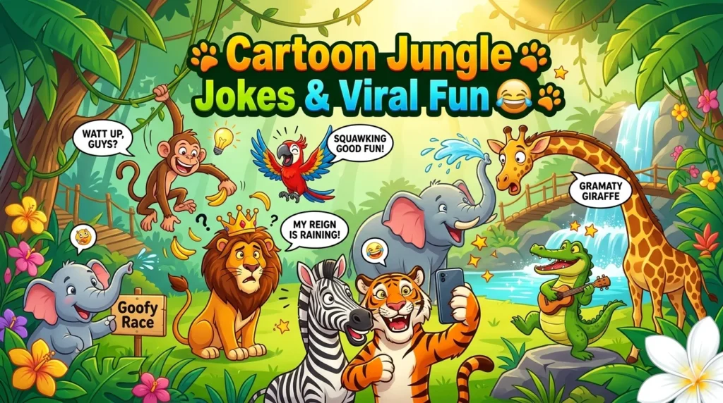 Cartoon Jungle Jokes & Viral Fun