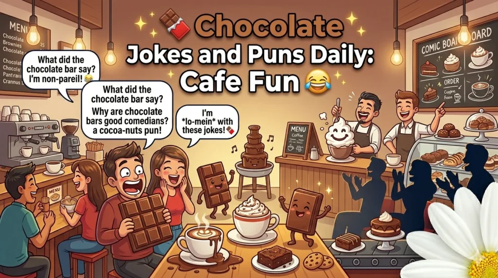 Chocolate Jokes and Puns Daily: Cafe Fun