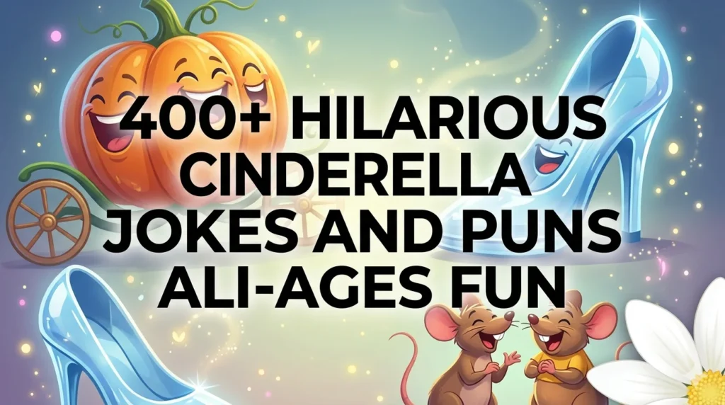 Hilarious Cinderella Jokes and Puns All-Ages Fun