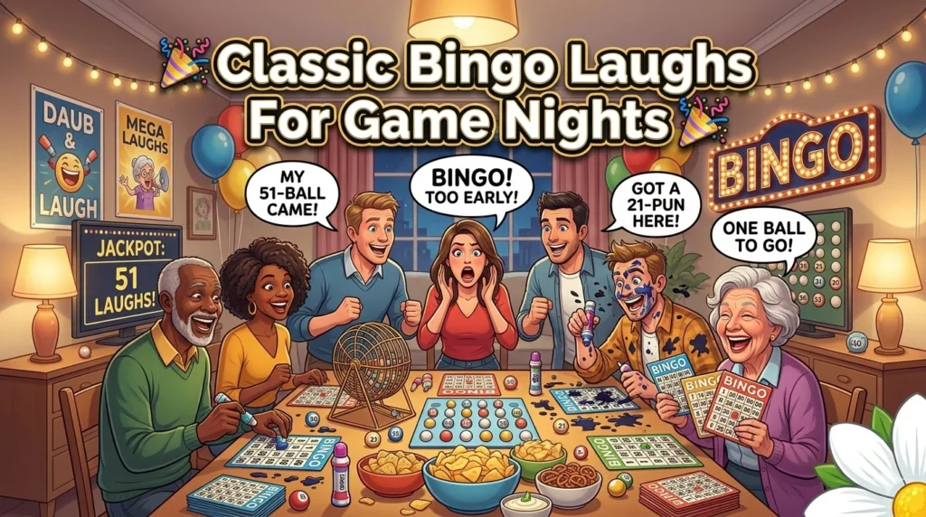 Classic Bingo Laughs For Game Nights