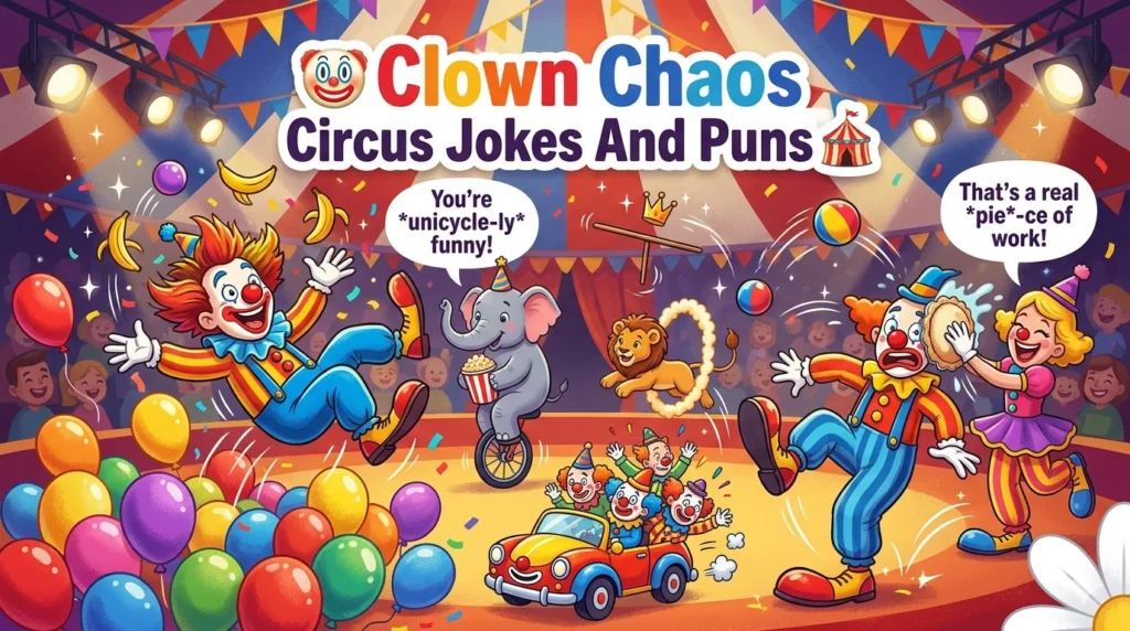 Clown Chaos Circus Jokes And Puns